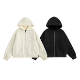 Утепленная куртка из хлопка в стиле ретро с чистым цветом